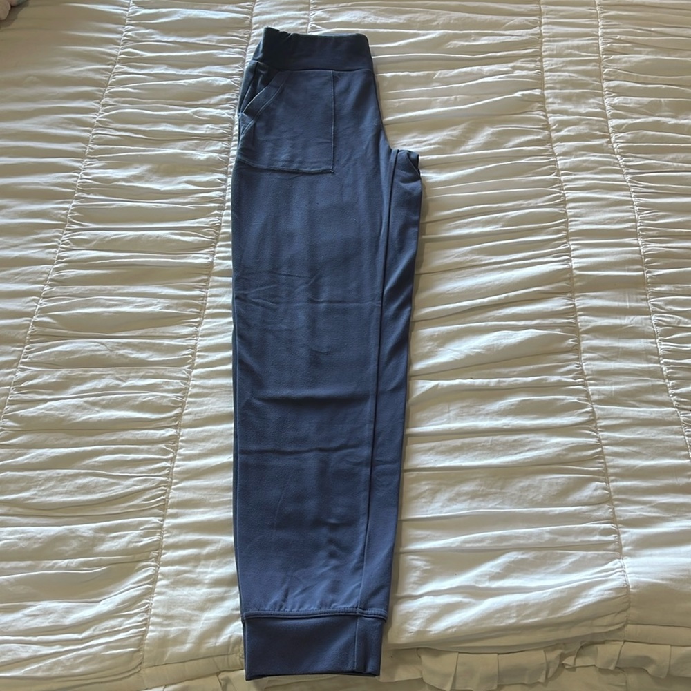 Athleta girl dark purple, powervita joggers, size Large(12)